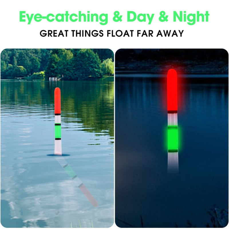 EVA Luminous Fishing Night Float Light Stick Foam Plastic Bobber Sea Rock Fishing Striking Floats Fishing Accessories 10/15/20g