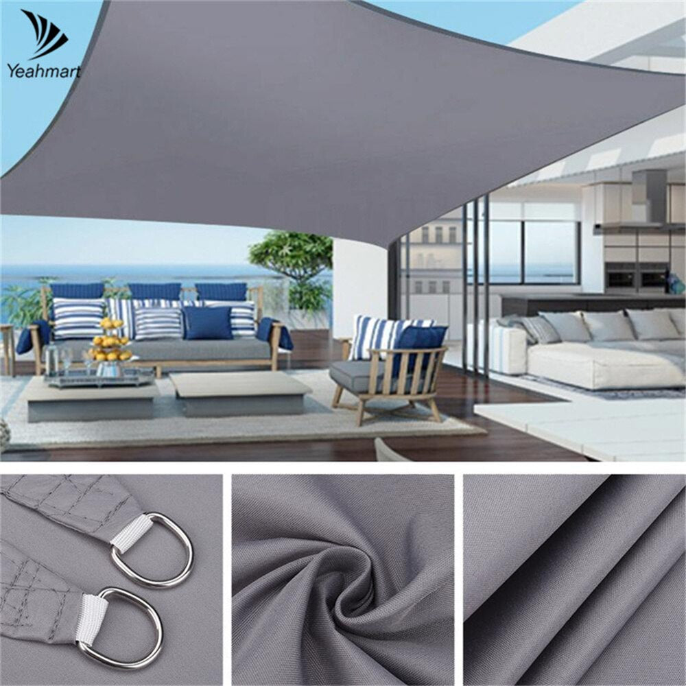 Waterproof Sun Shelter Sunshade Protection Shade Sail Awning Camping Shade Cloth Large For Outdoor Canopy Garden Patio 40%OFF