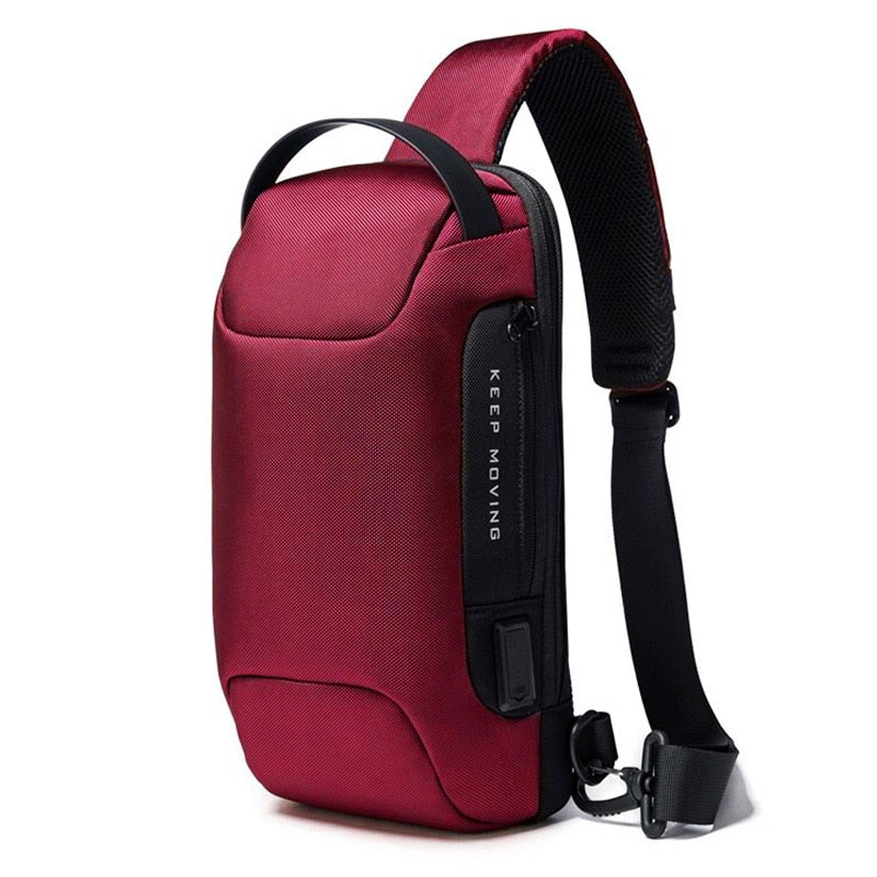 2023 High Quality Men's Chest Bag Multi Functional Waterproof Anti Theft Leisure Fashion Business Sport Crossbody Shoulder Bag