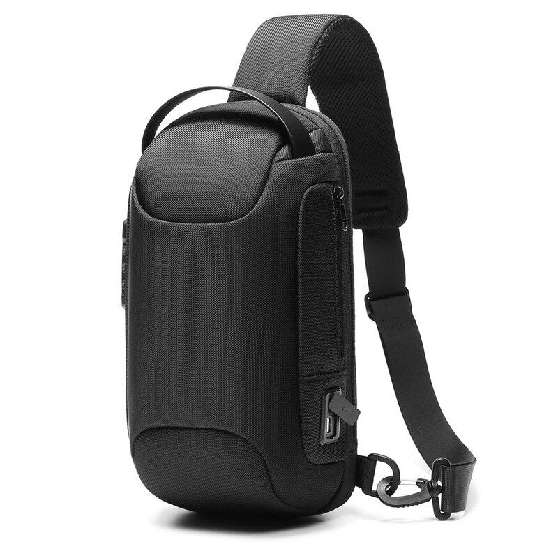 2023 High Quality Men's Chest Bag Multi Functional Waterproof Anti Theft Leisure Fashion Business Sport Crossbody Shoulder Bag