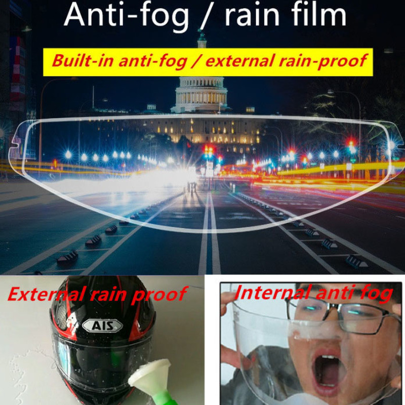Moto Helmet Anti-Fog Film