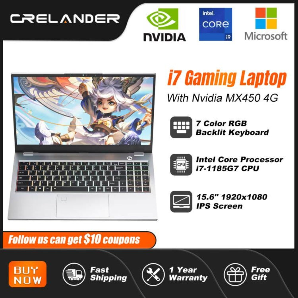Crelander PowerPlay i7 Gaming Laptop