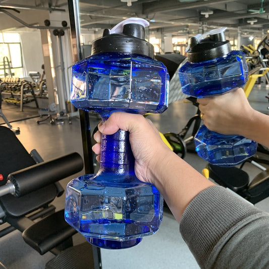 Gym Running Water Dumbbell Sport Bottle Large Capacity Fitness Bodybuilding Exercise Outdoor Bicycle Camping Cycling Bottle